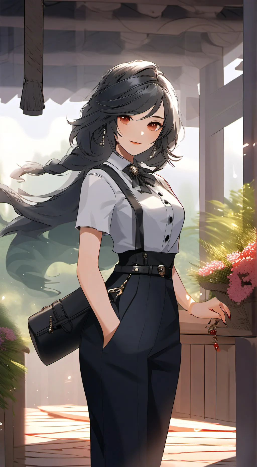 ai character: mia  background