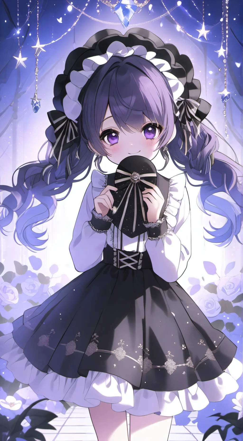 ai character: the girl queen  background