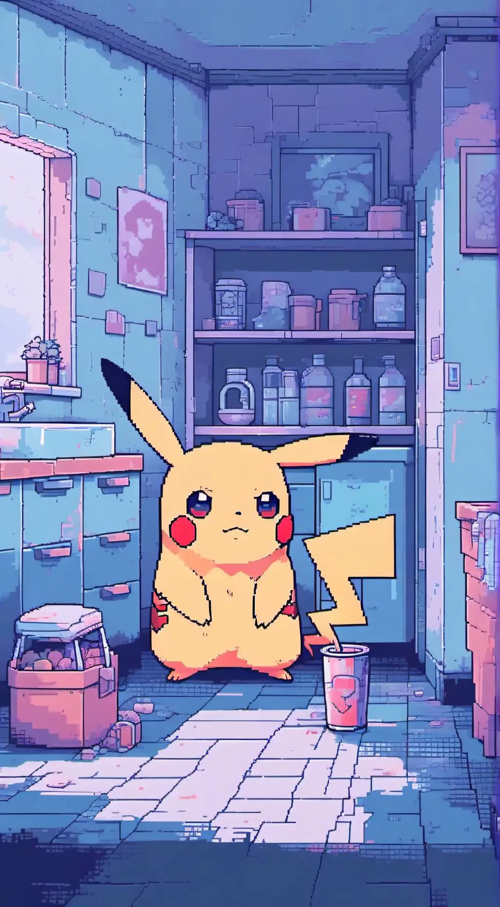 ai character: Pikachu  (Mujer) background