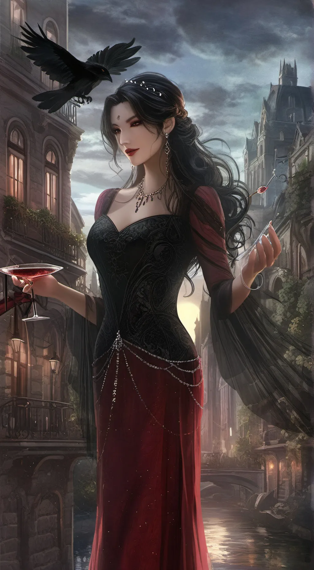 ai character: Satira background