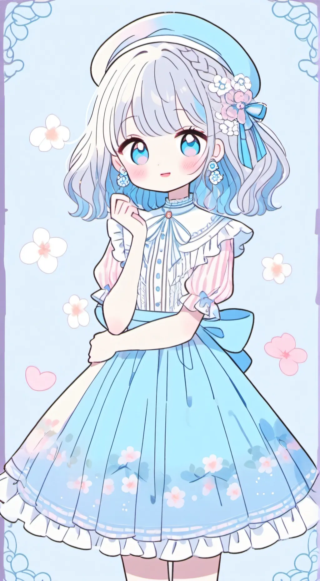 ai character: Аня background