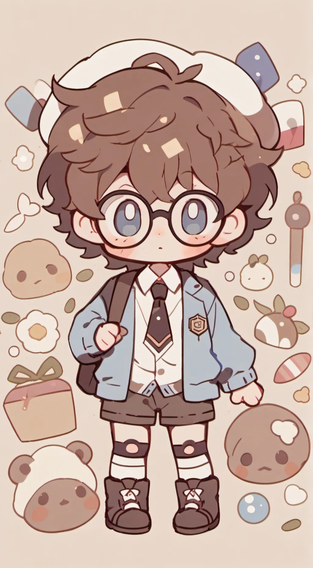 ai character: George  background