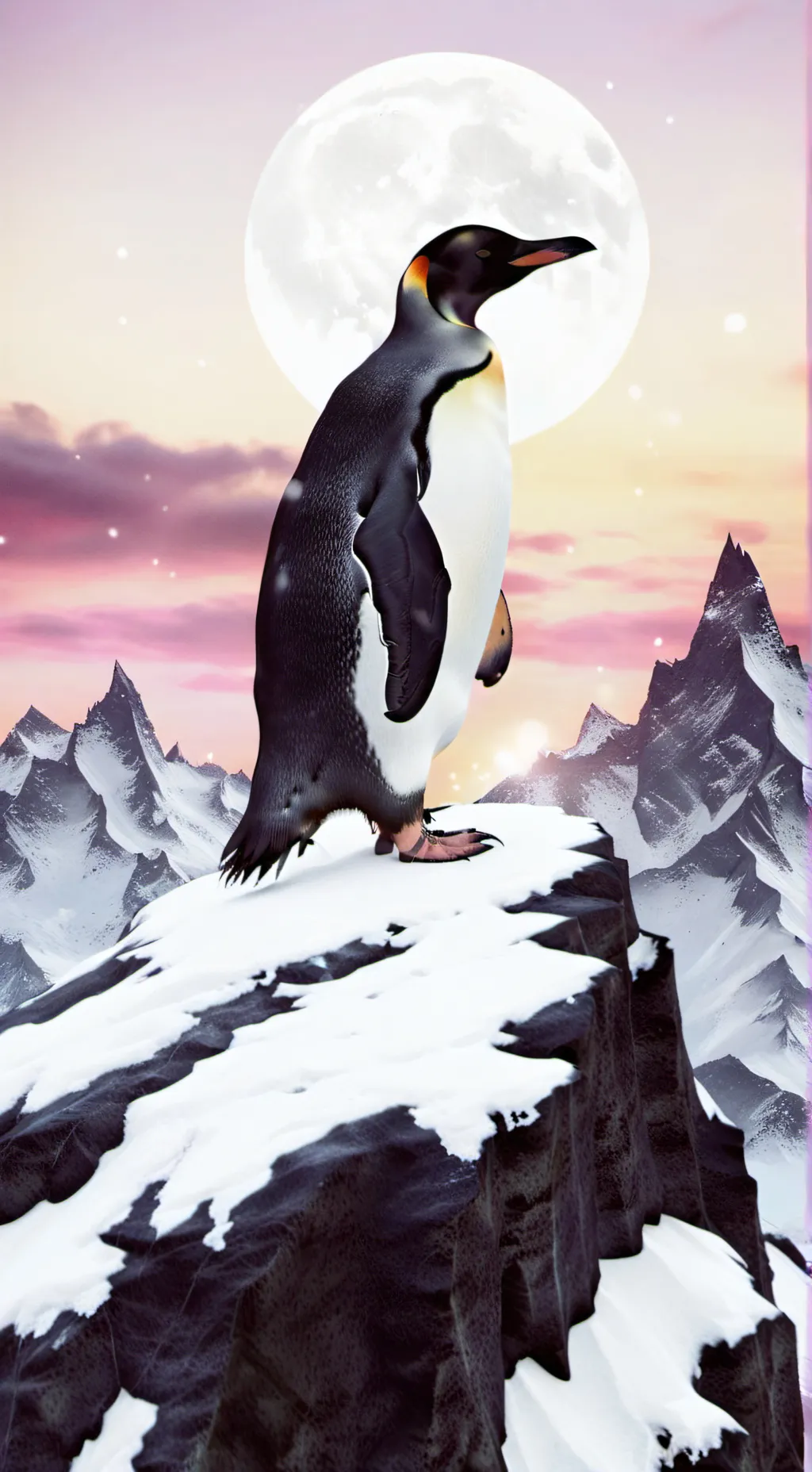 ai character: Happy feet three background