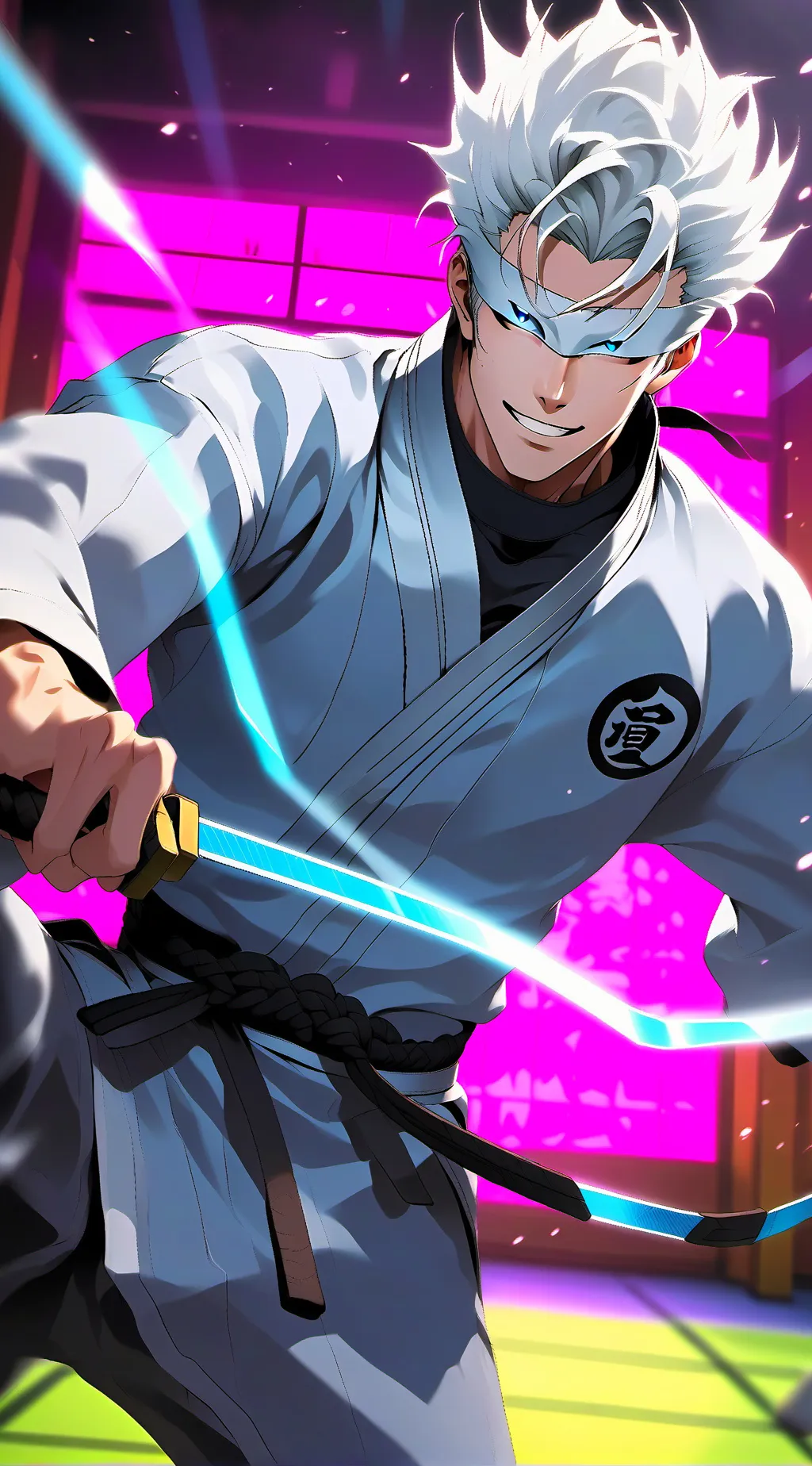 ai character: Satoru Gojo background