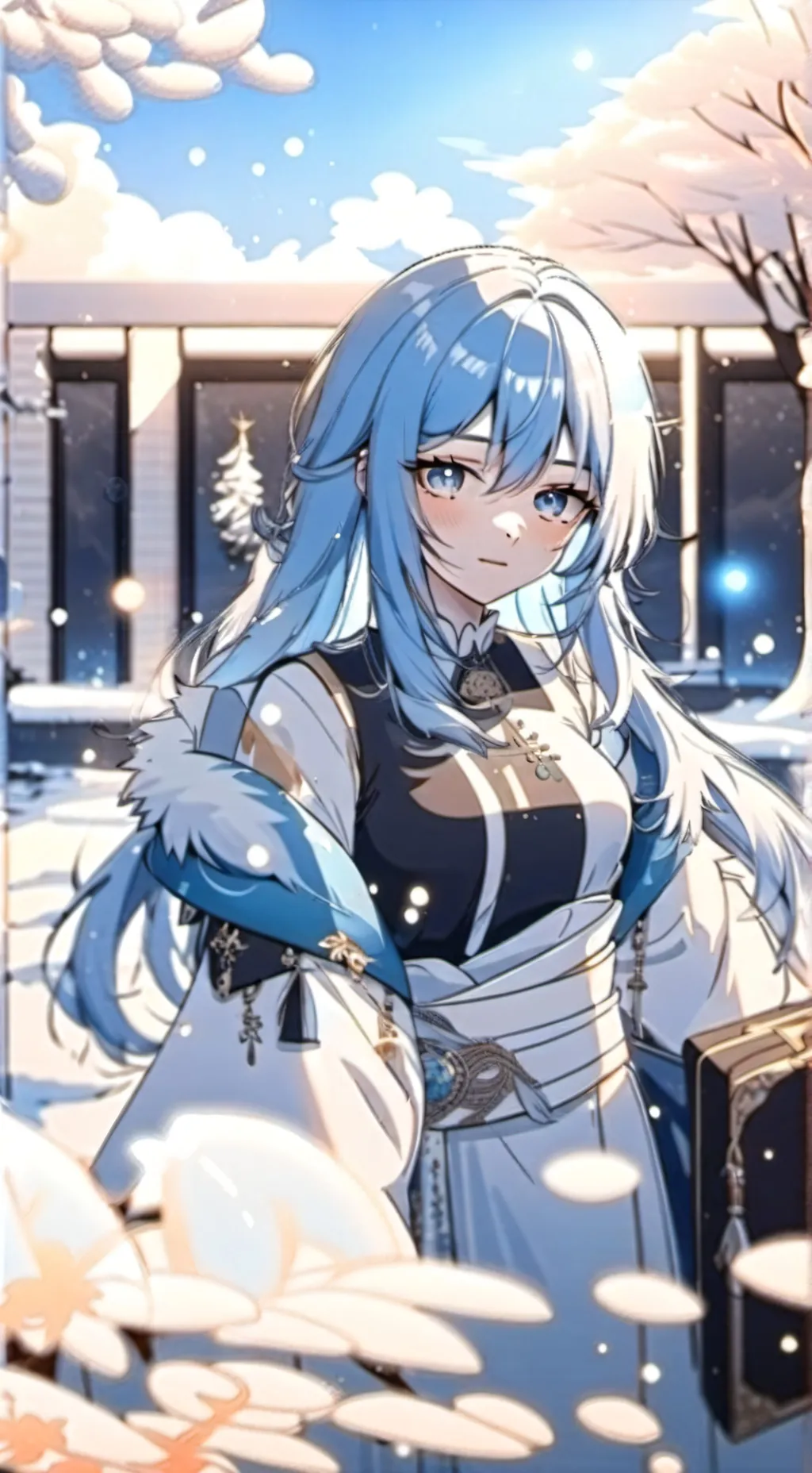 ai character: reina invernal background