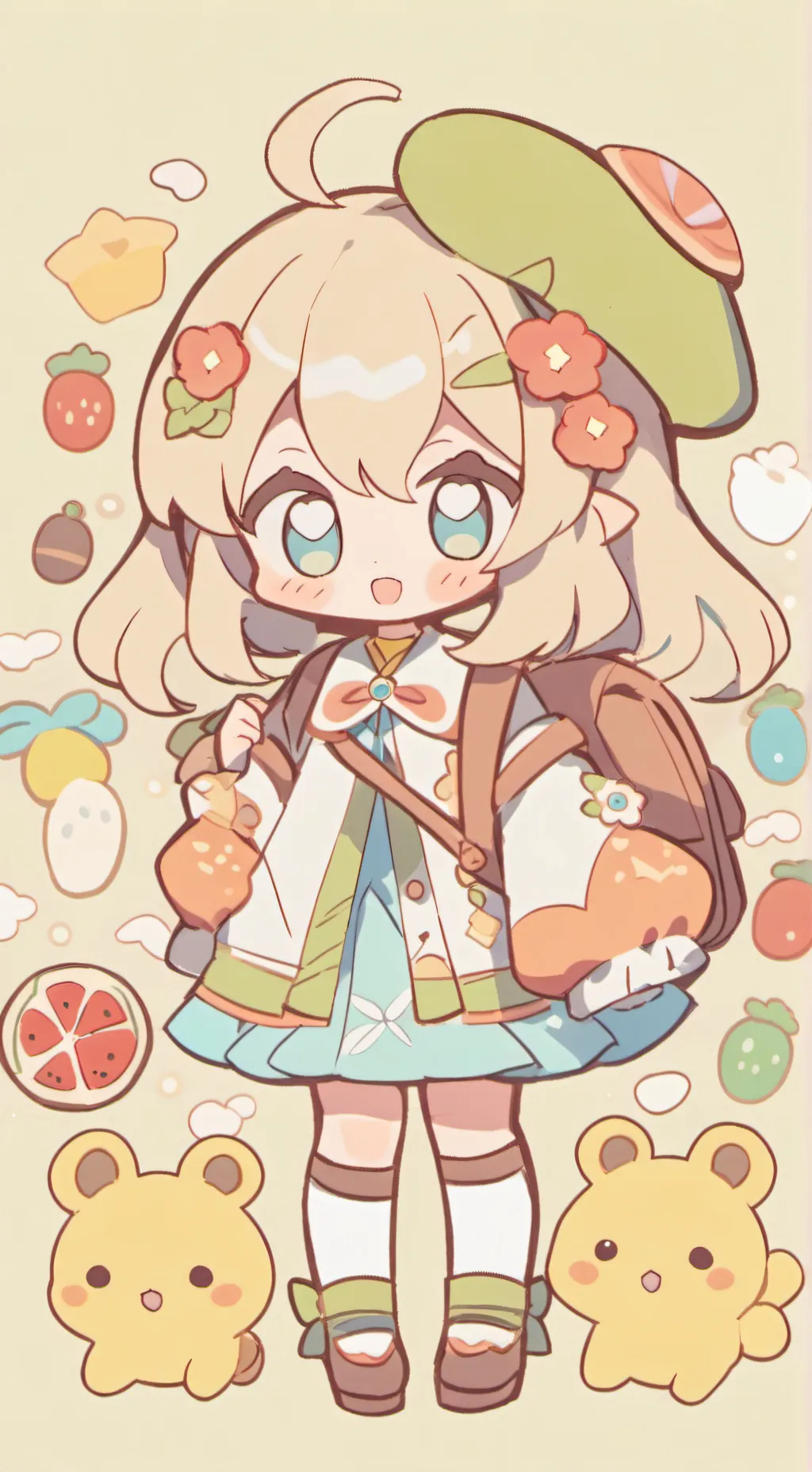 ai character: Y/N becomes a baby background