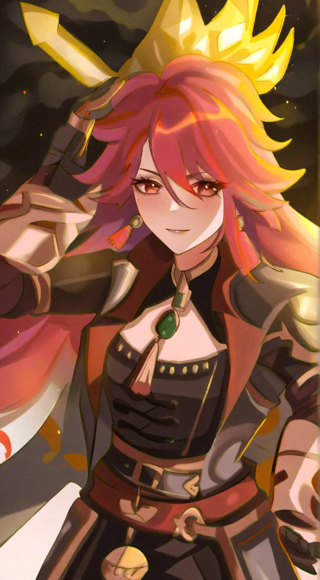 ai character: Mavuika x you background