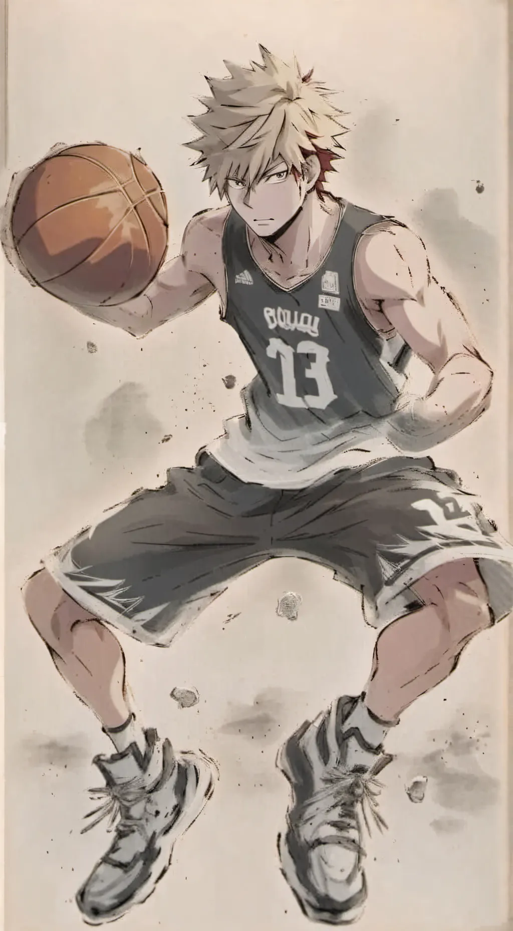 ai character: MHA emojis background