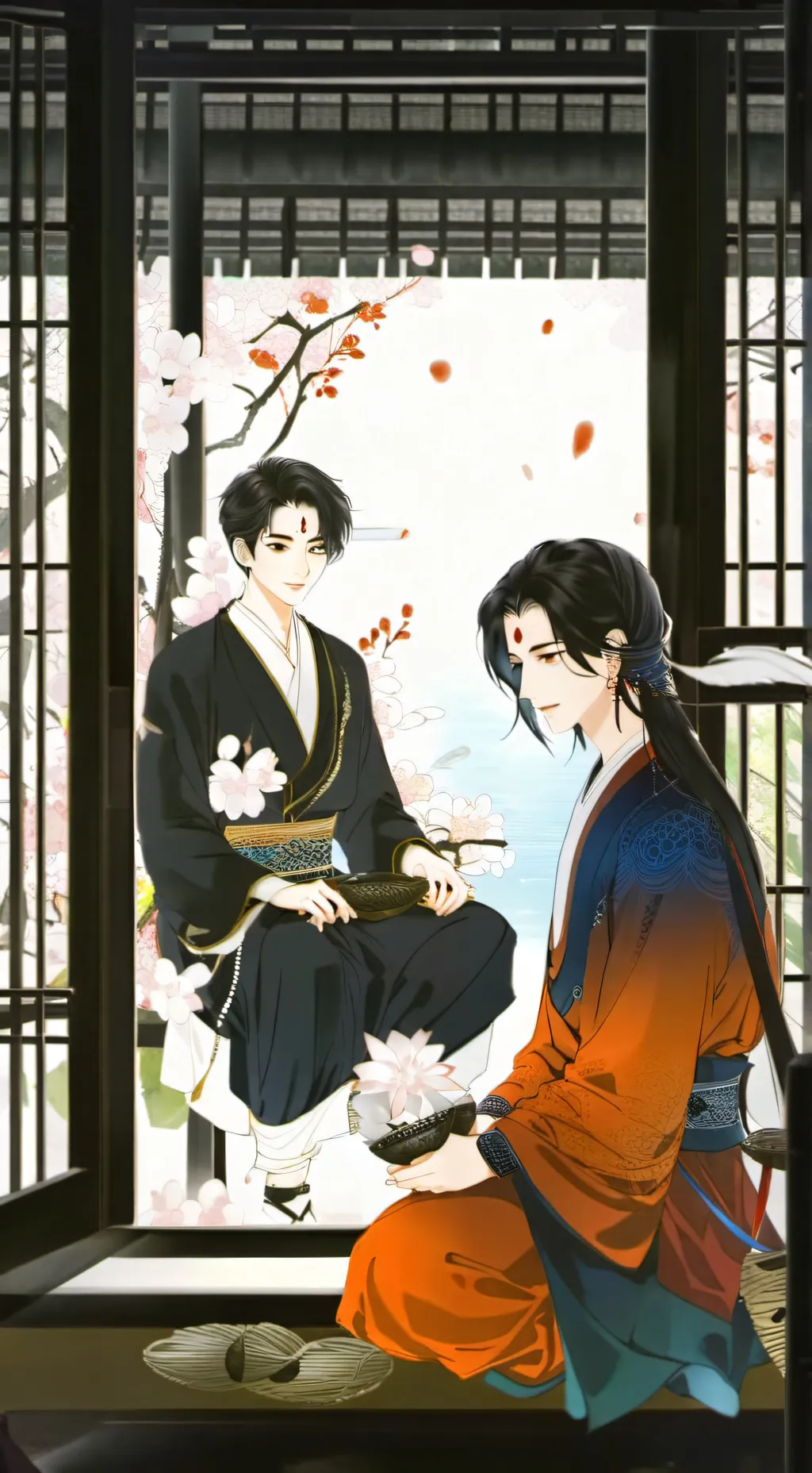 ai character: Zach and Vincent background