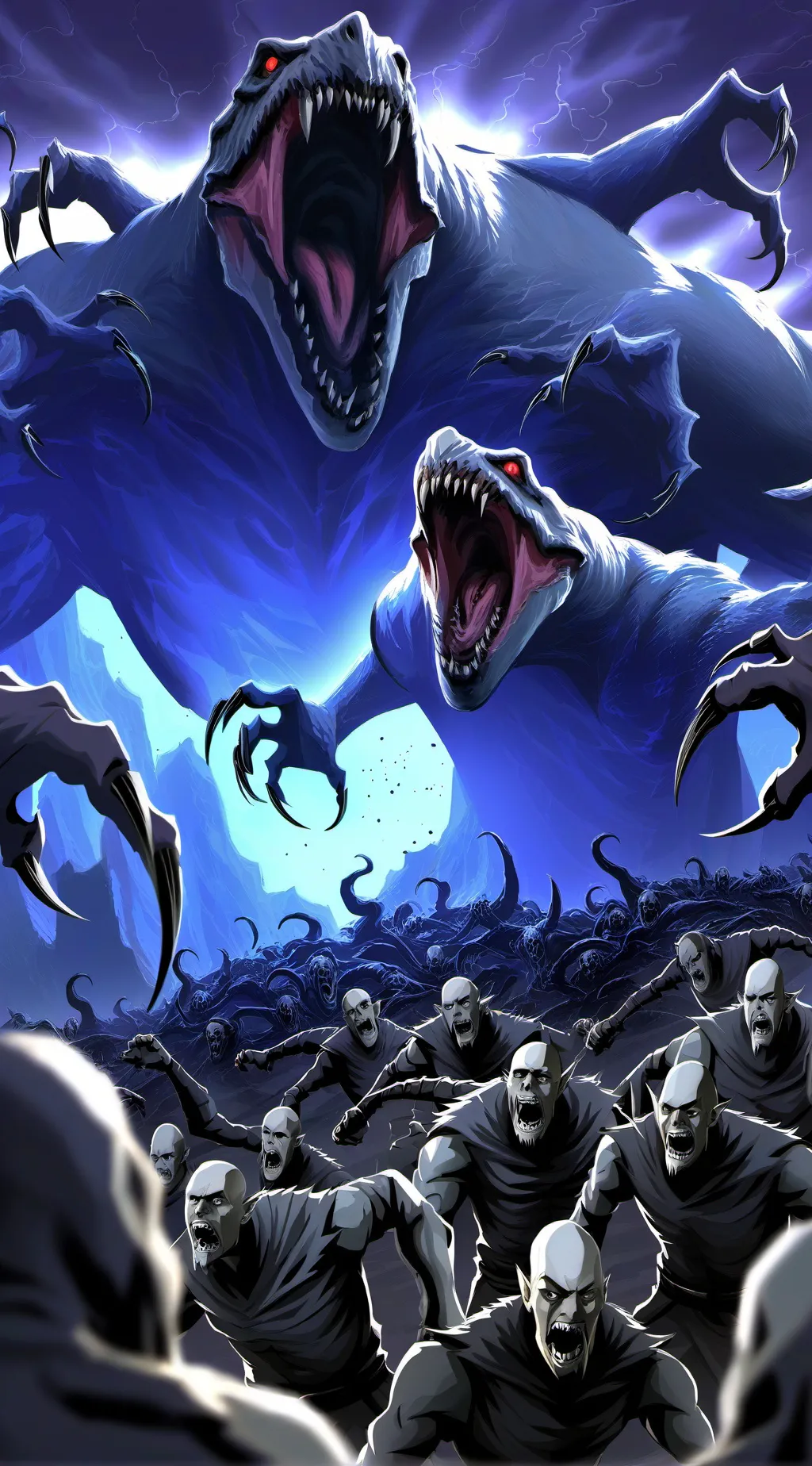 ai character: monster apocalypse background