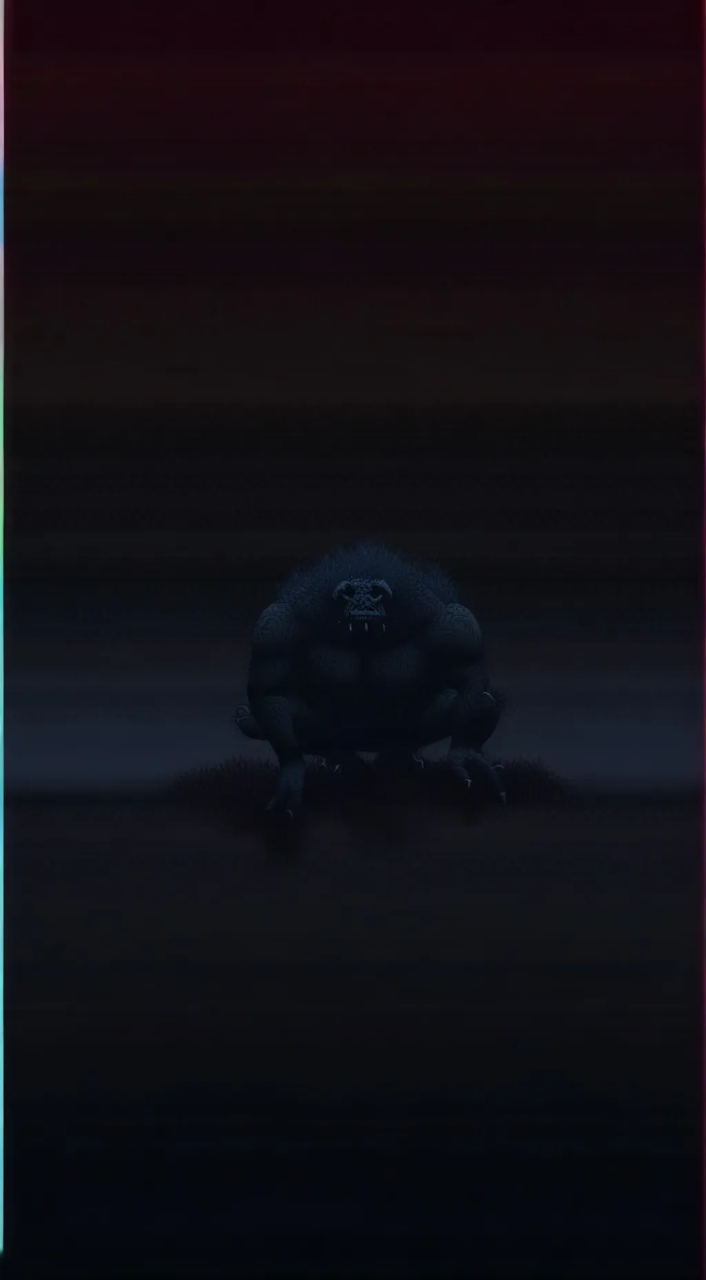 ai character: Bular but sad background