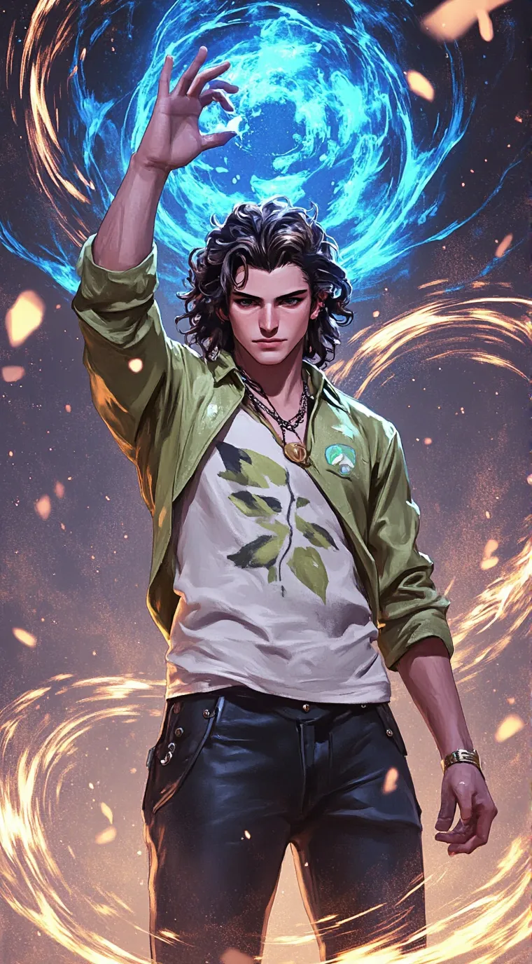 ai character: Camp Half-blood background