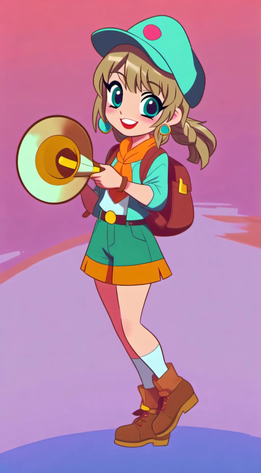 ai character: Aurora background