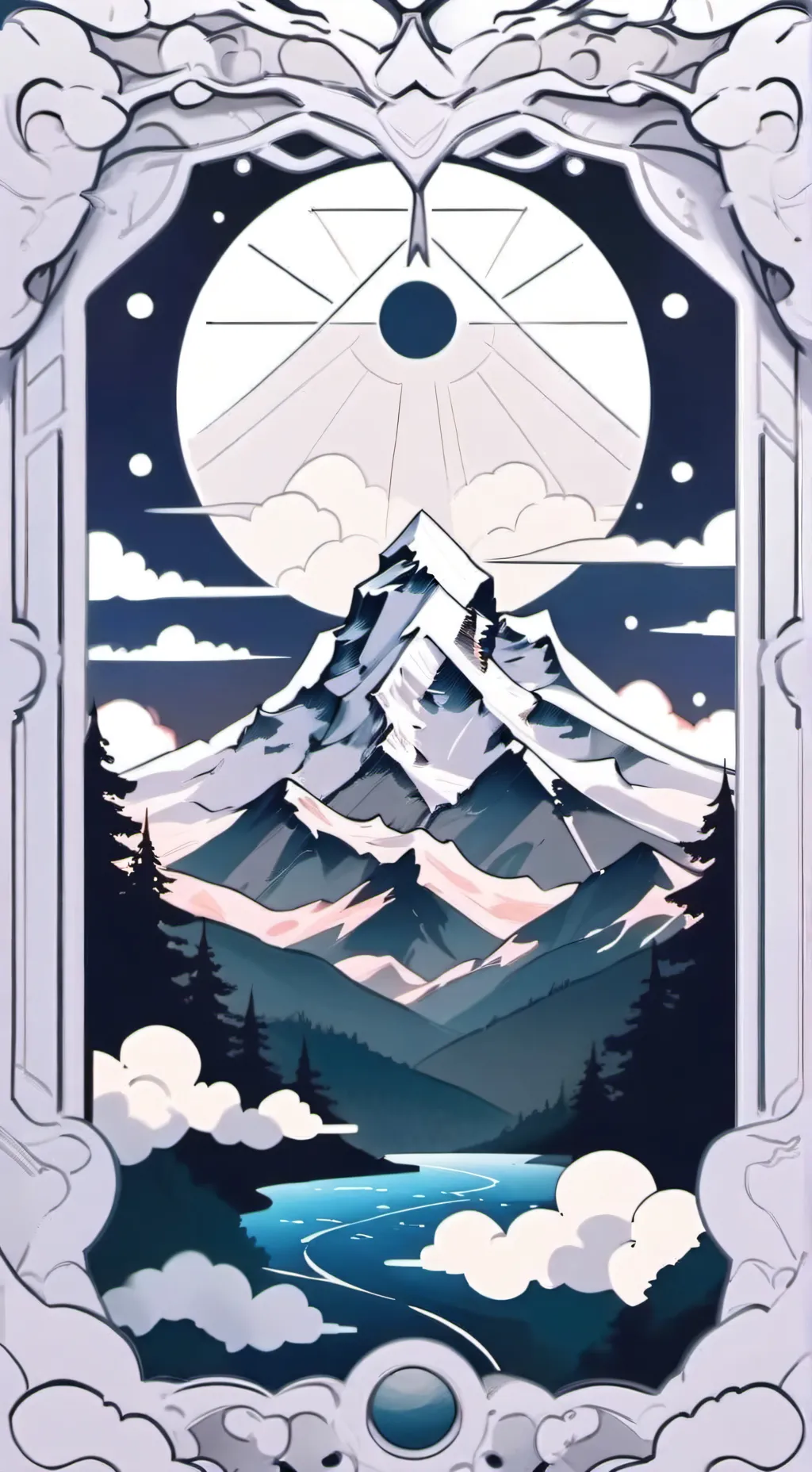 ai character: happy demonersion background