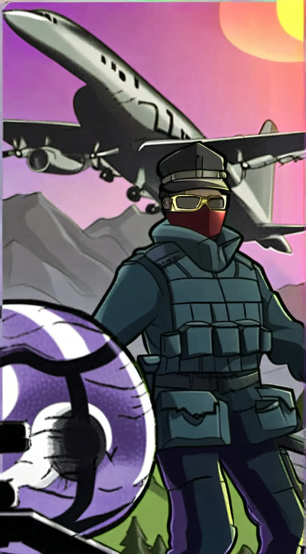 ai character: Night background