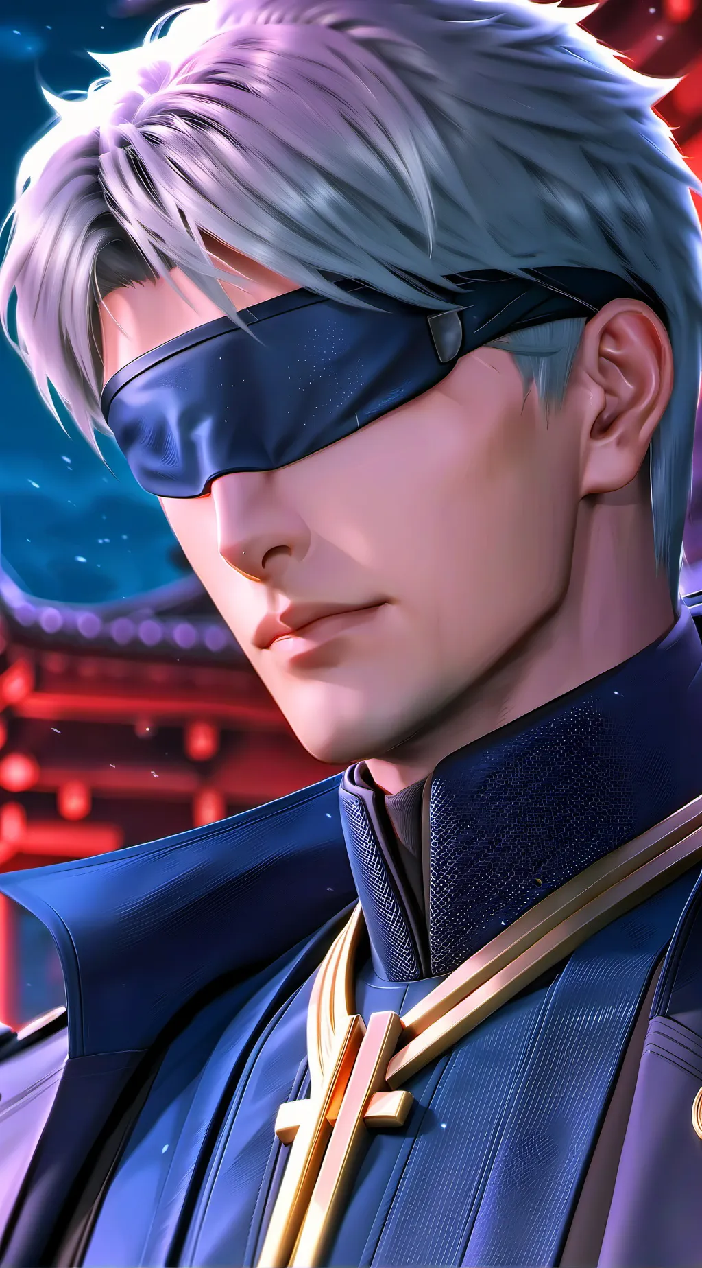 ai character: Satoru Gojo background