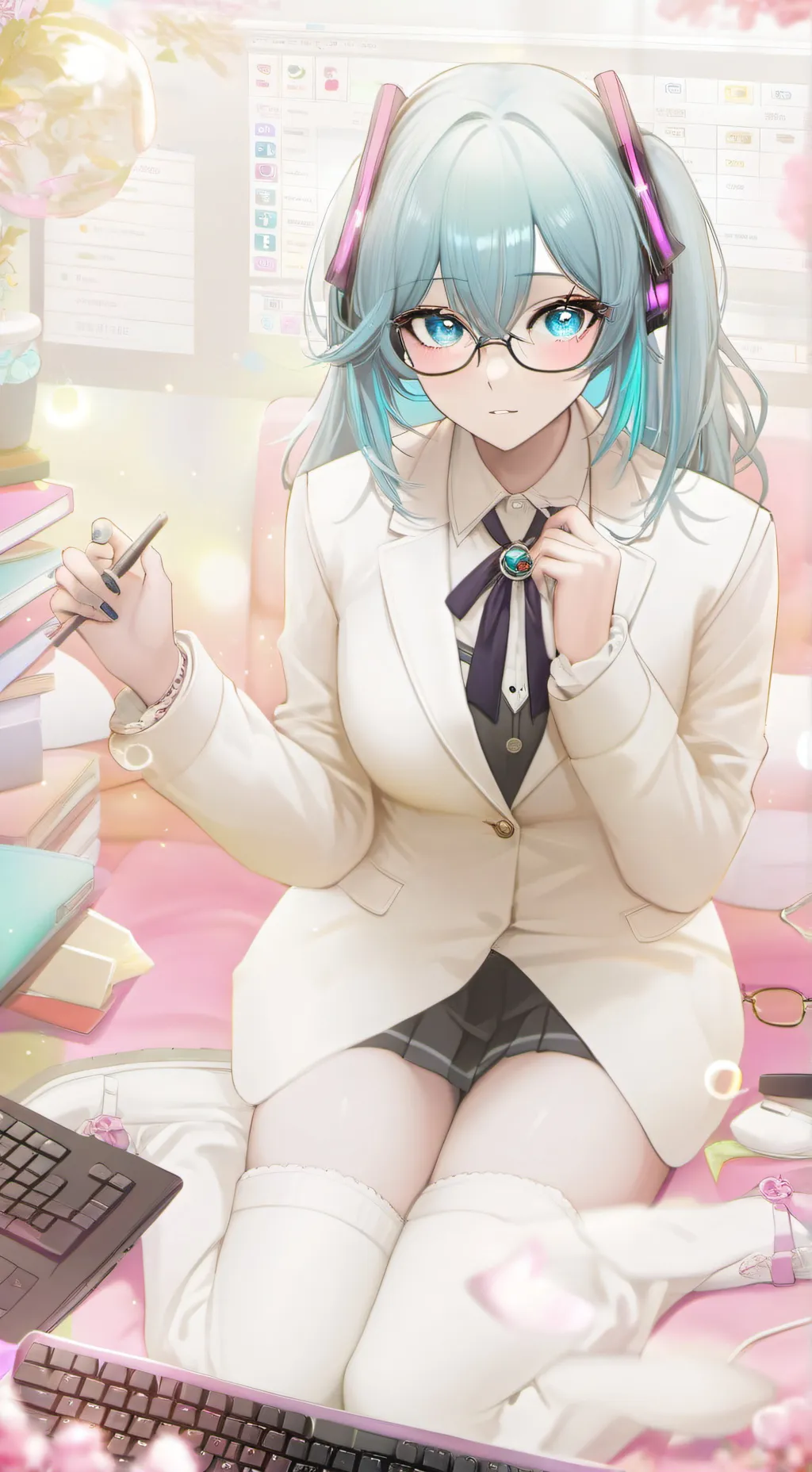 ai character: Mirai background