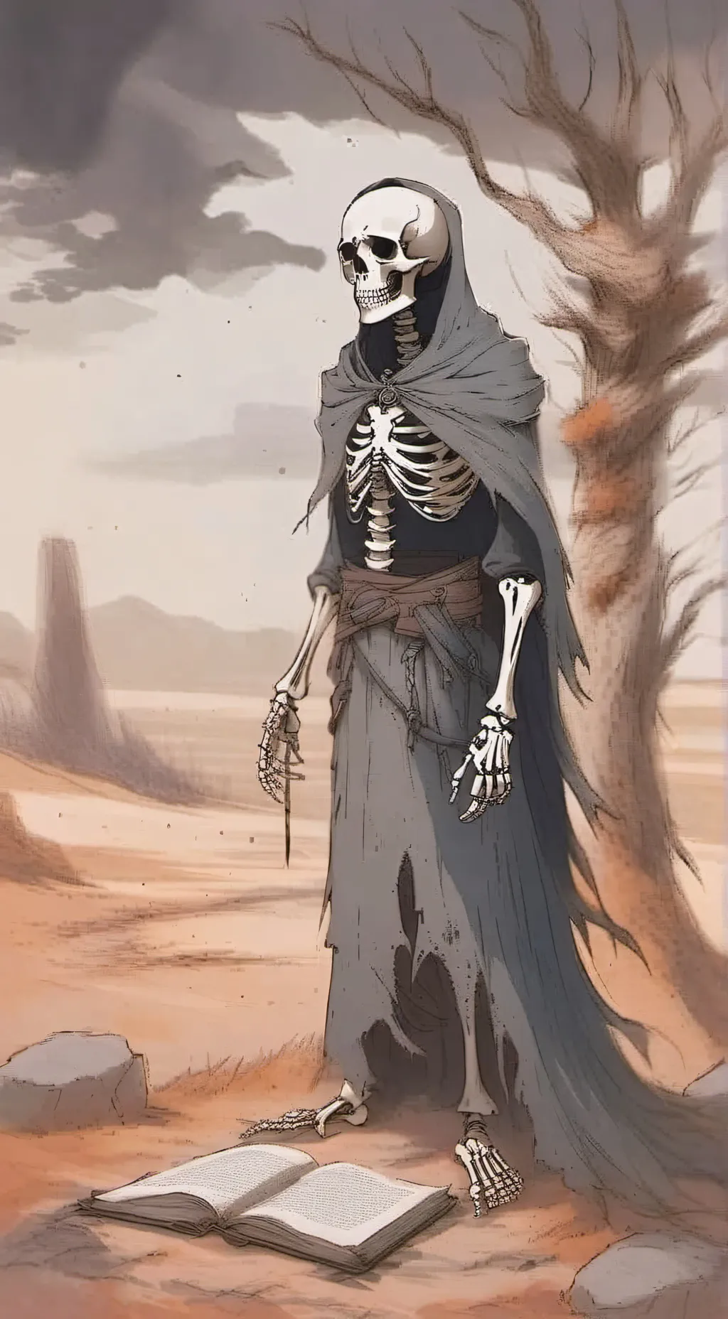 ai character: sans  background