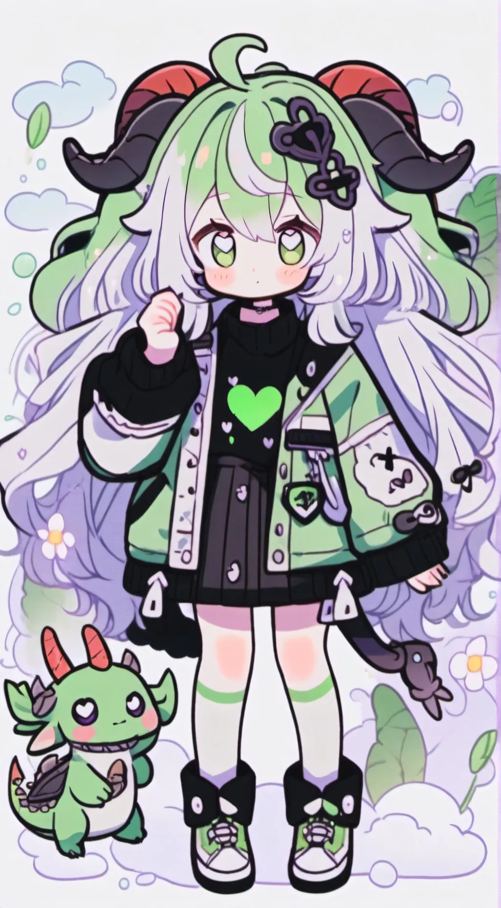 ai character: mha and u background