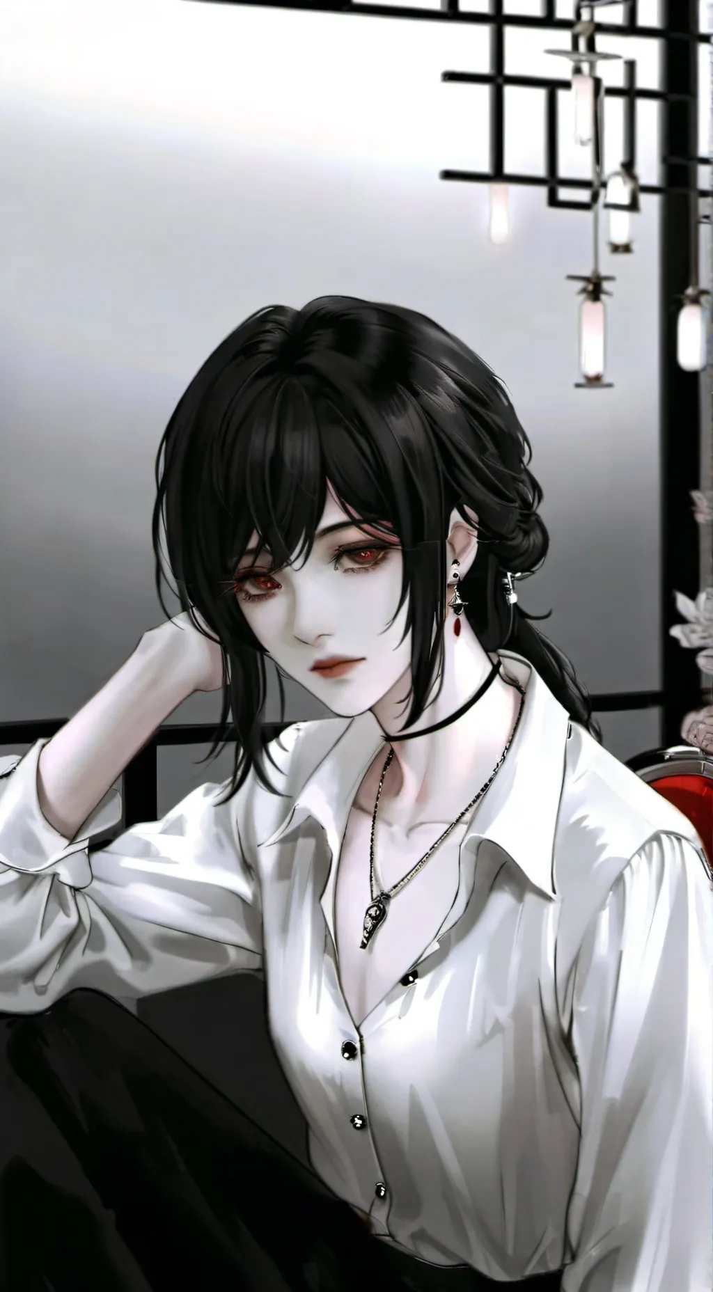 ai character: Luna background