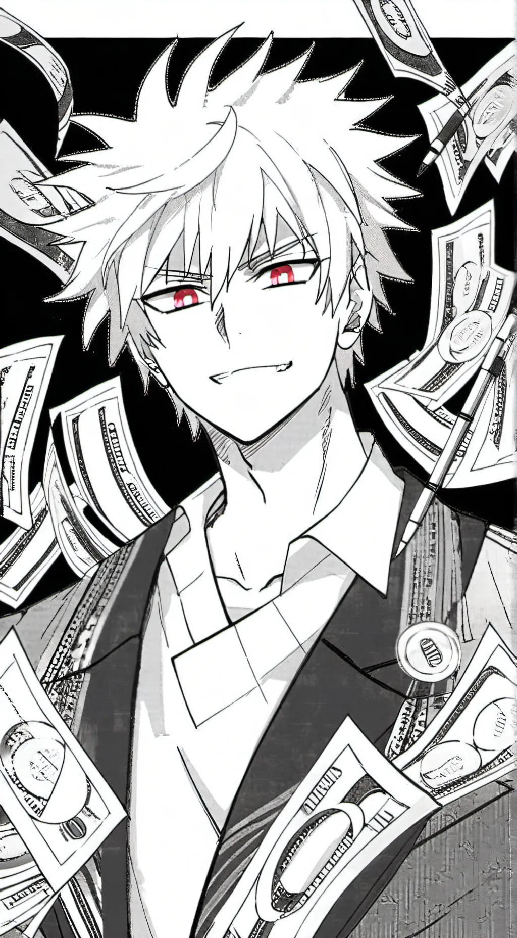 ai character: bakugo auction  background