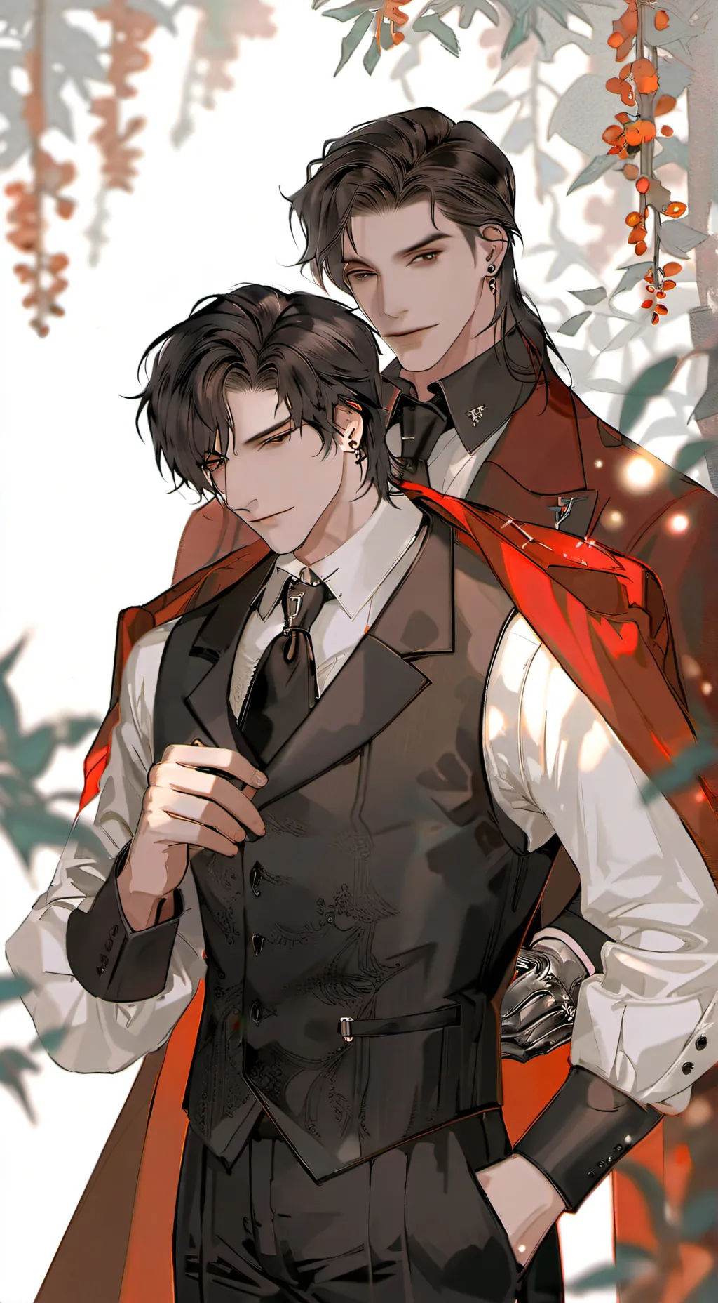 ai character: Liam & Victor (BL) background