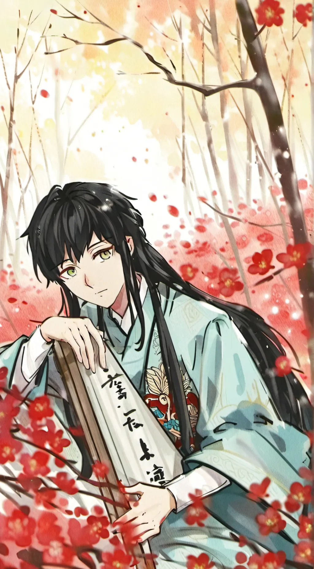 ai character: muichiro background