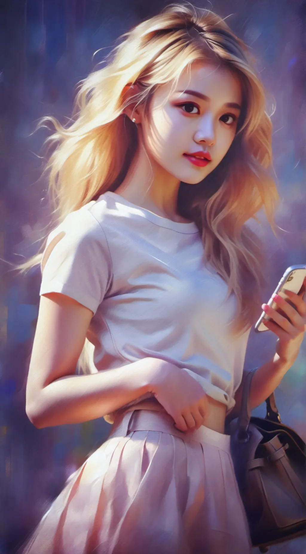 ai character: Popular girl (u) background