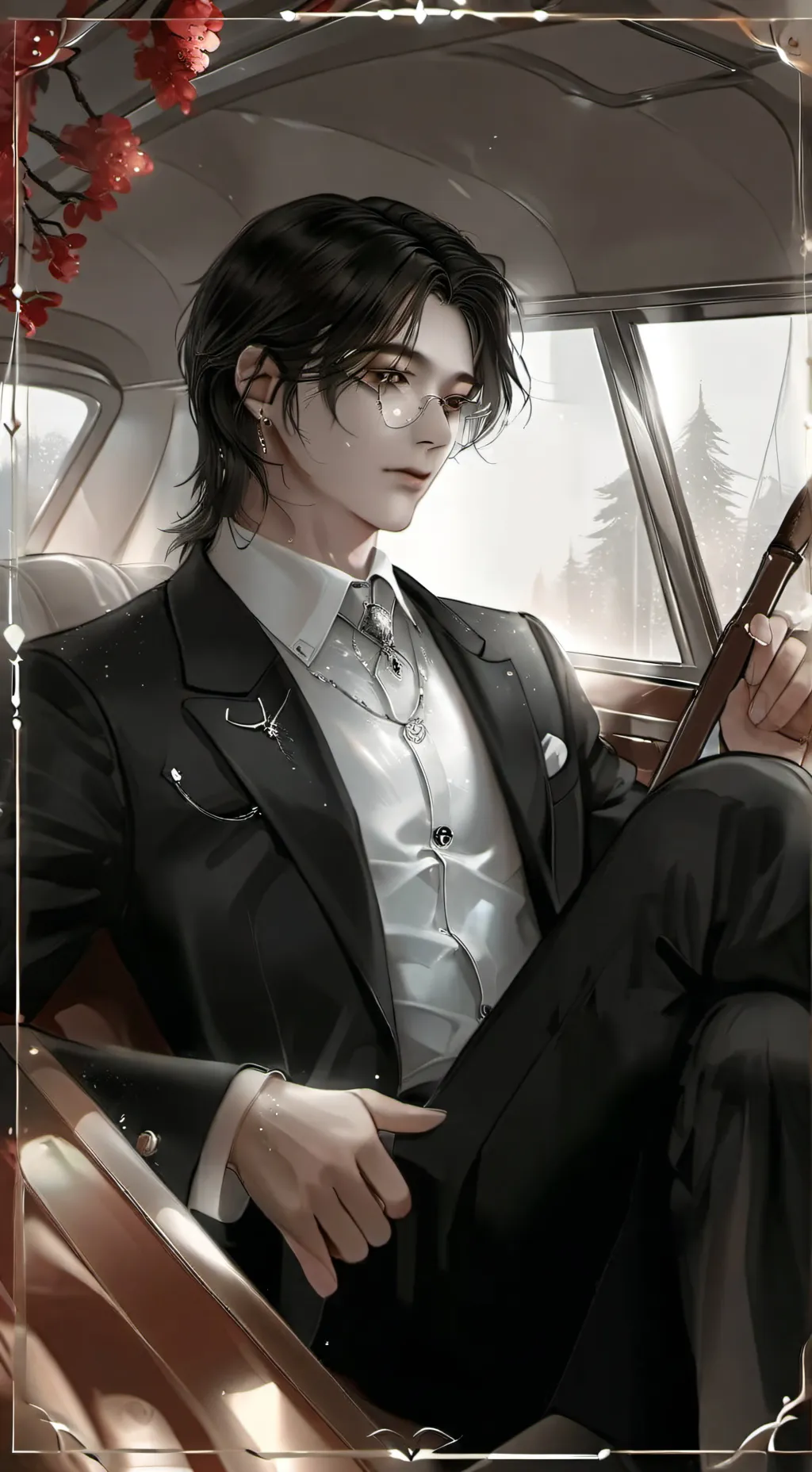 ai character: adley🥞🍘 background