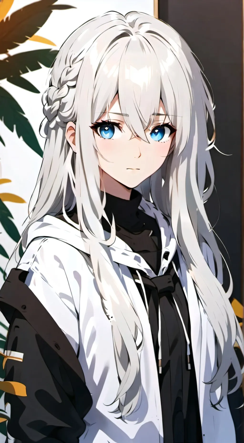 ai character: " Smart girl " background