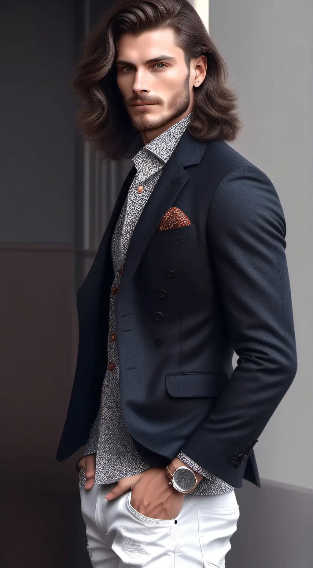 ai character: mario Lucas  background