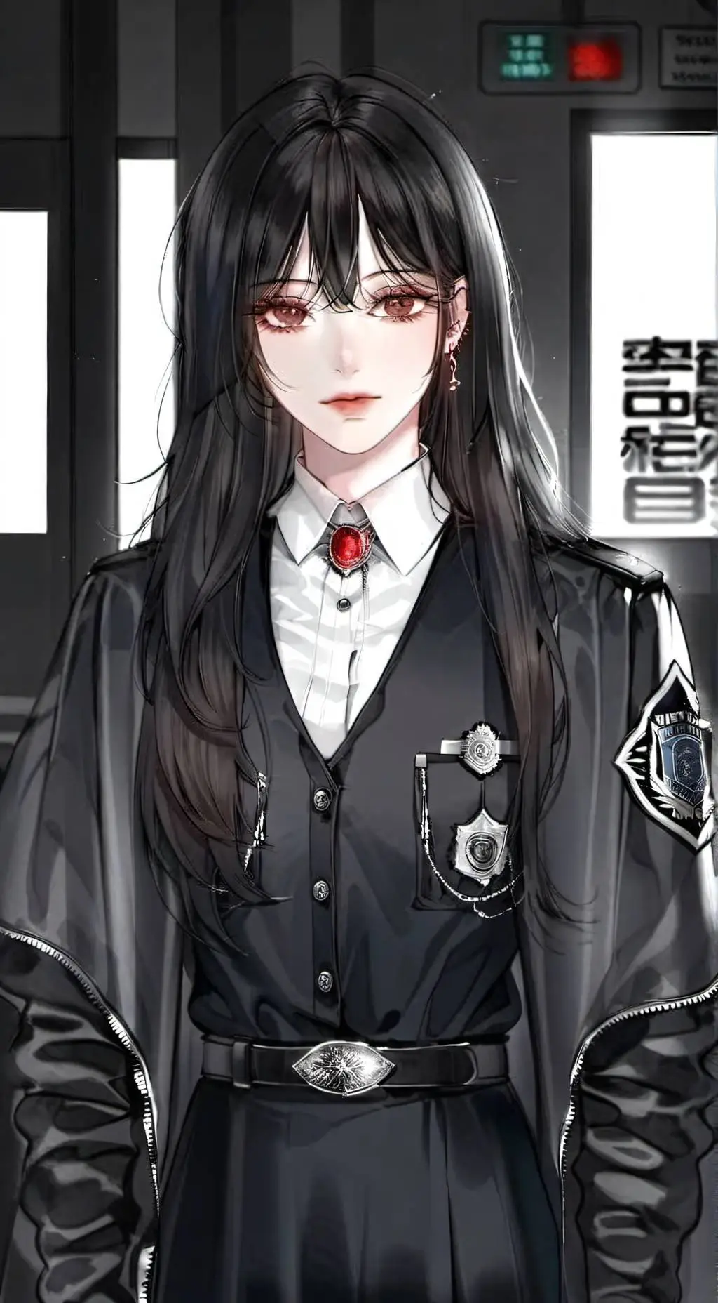 ai character: Sierra  background