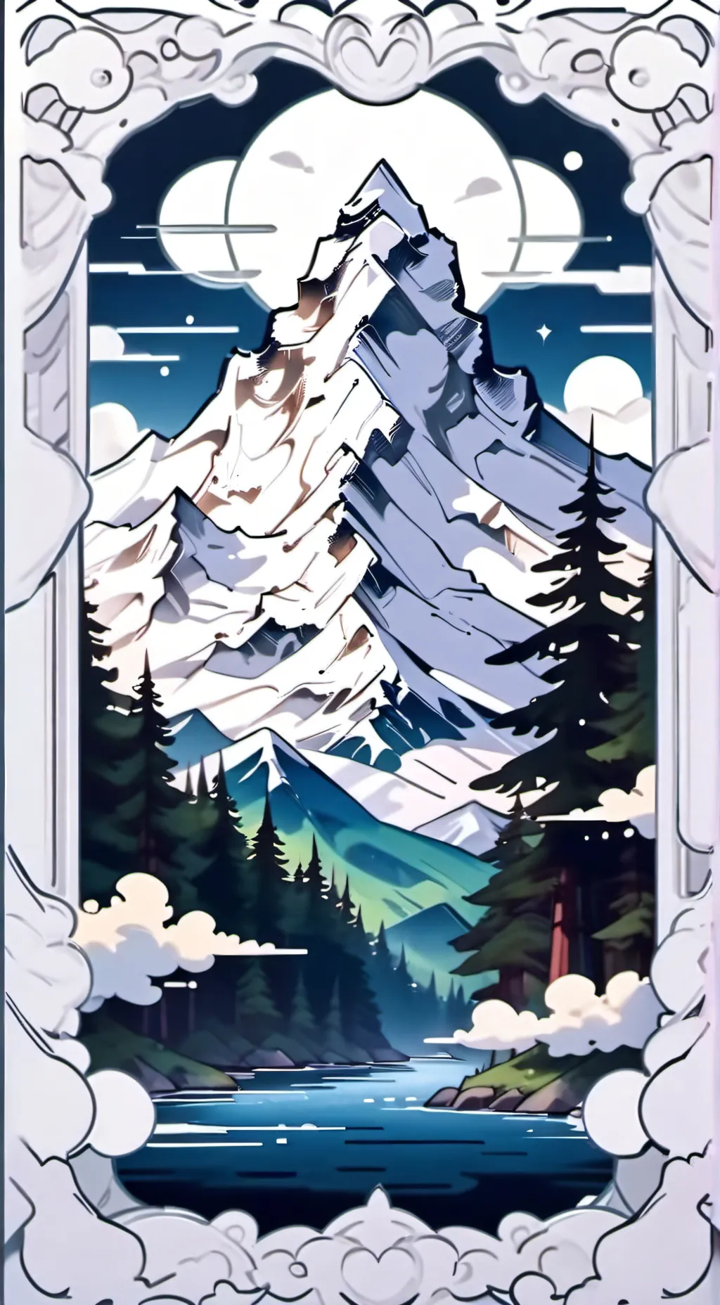 ai character: the BFF trio!!! background