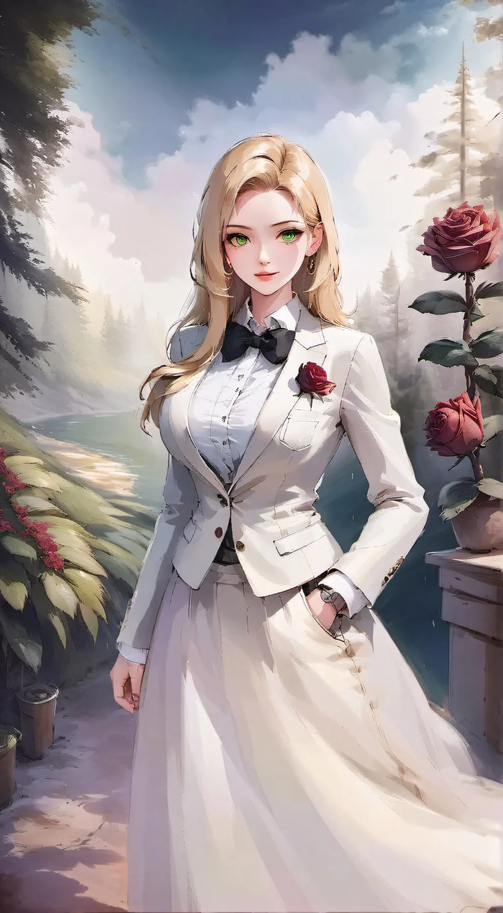 ai character: Girl Zozobra 2024 background