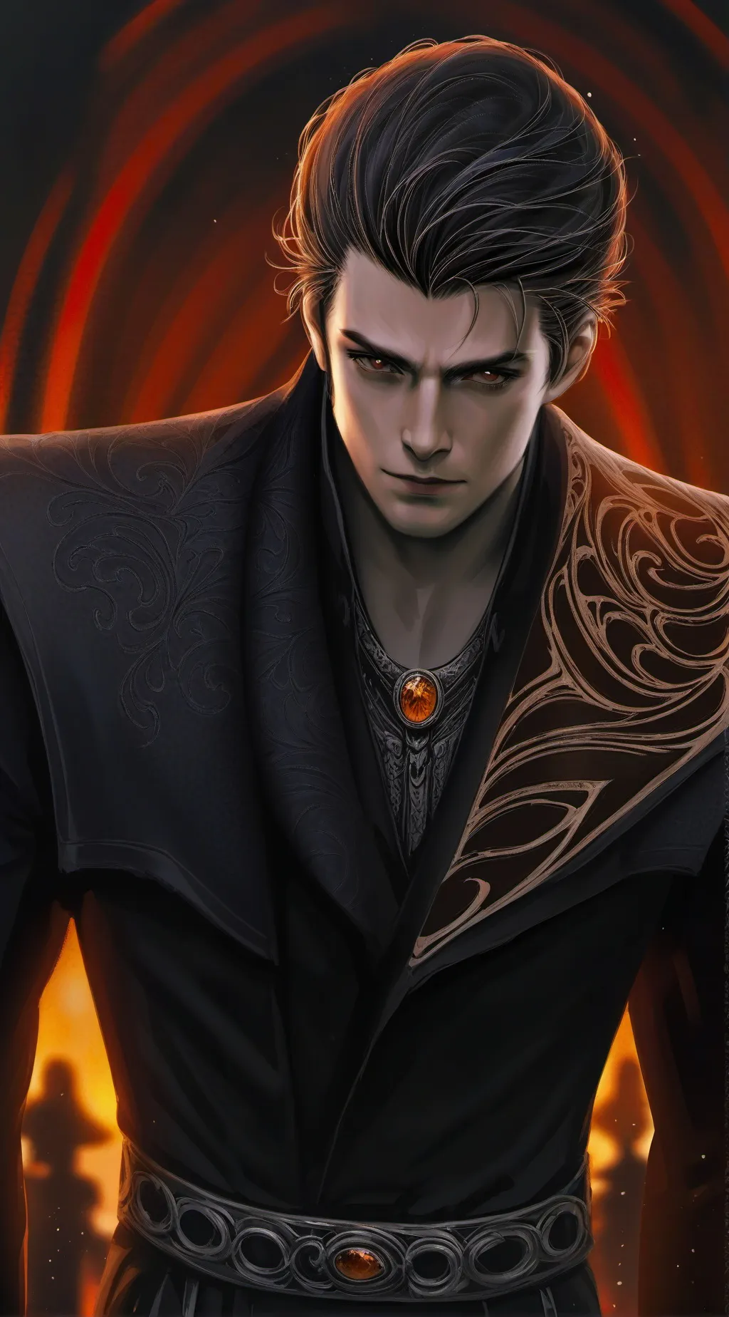 ai character: Frontman/player 1 background