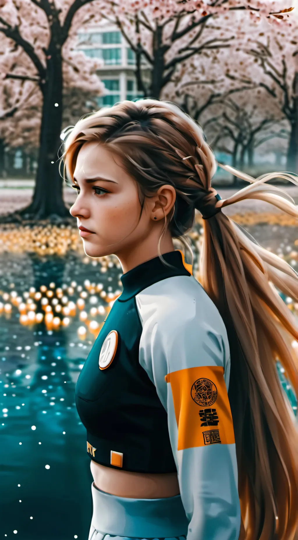 ai character: Estefani 🦭🐶 background