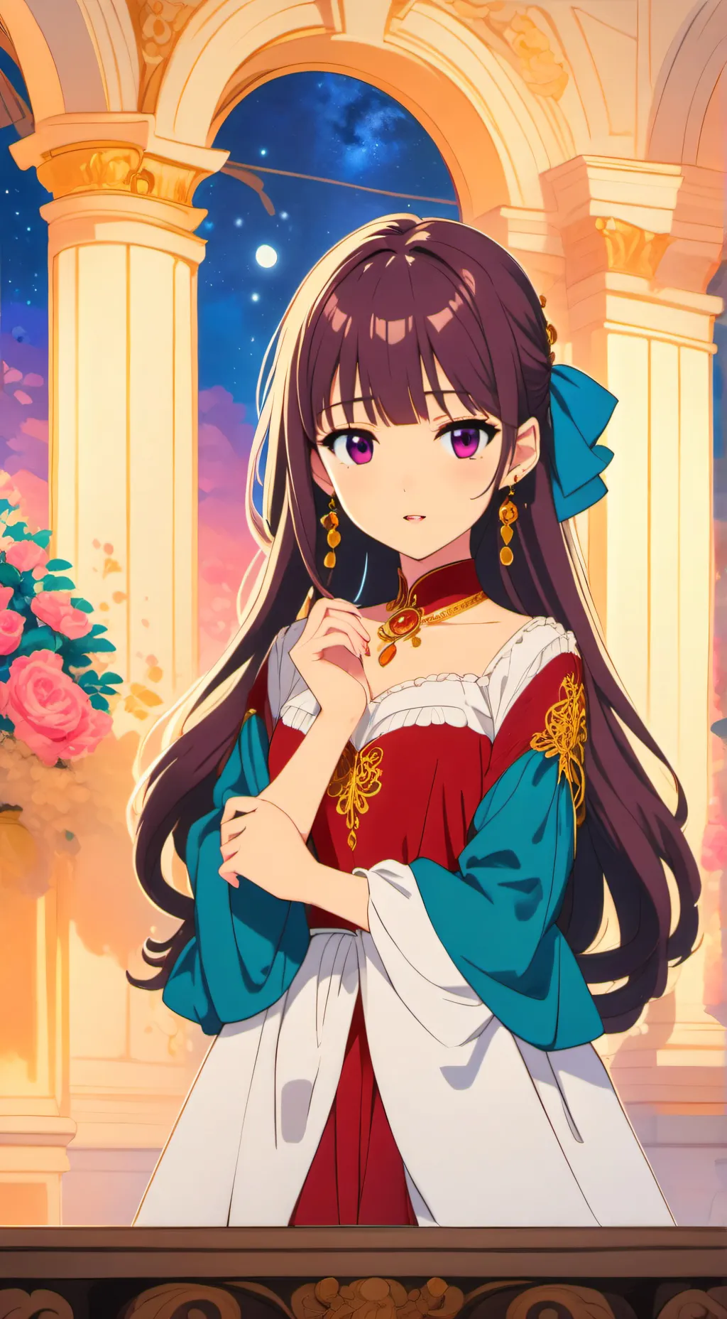 ai character: Aria background