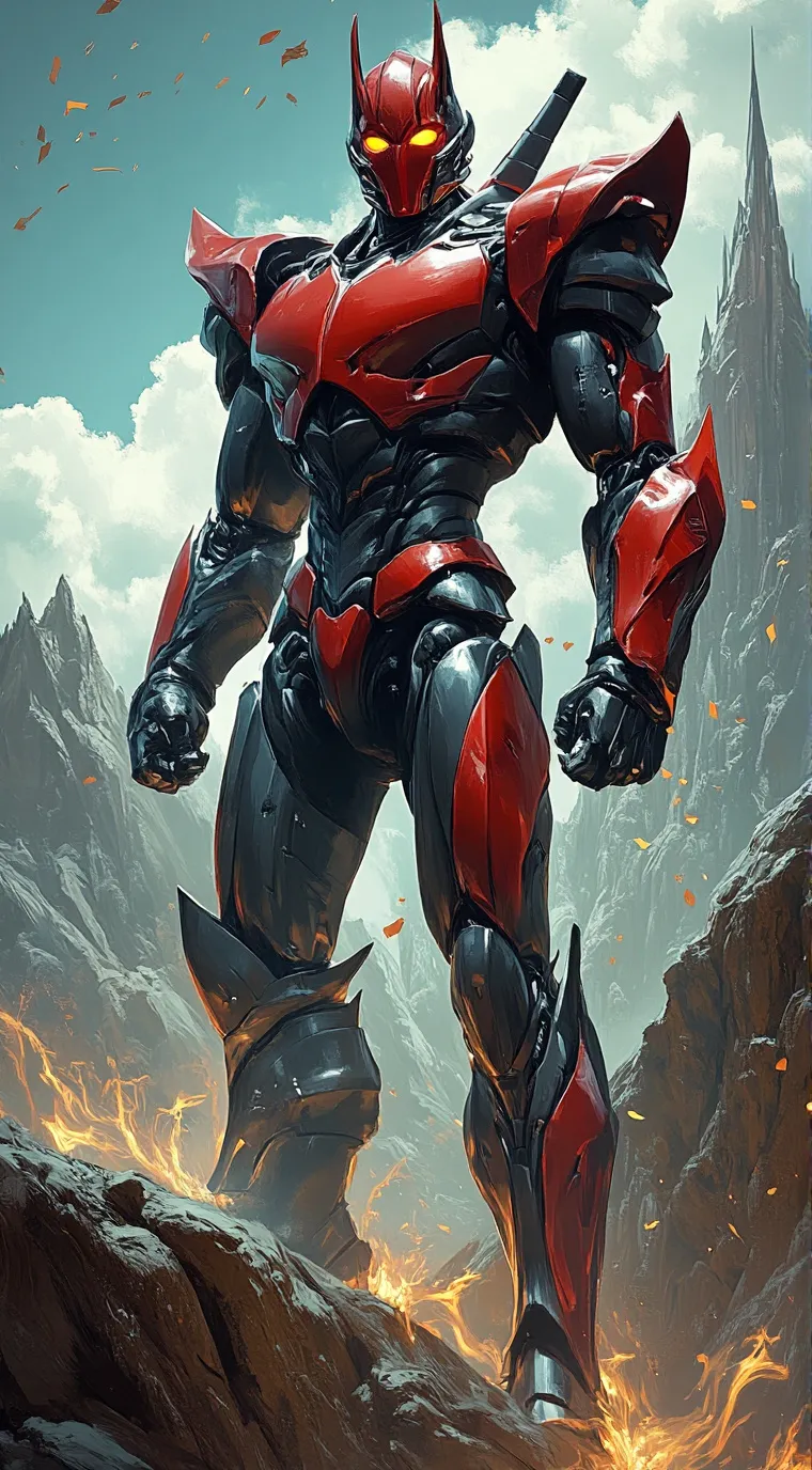 ai character: The Transformers  background