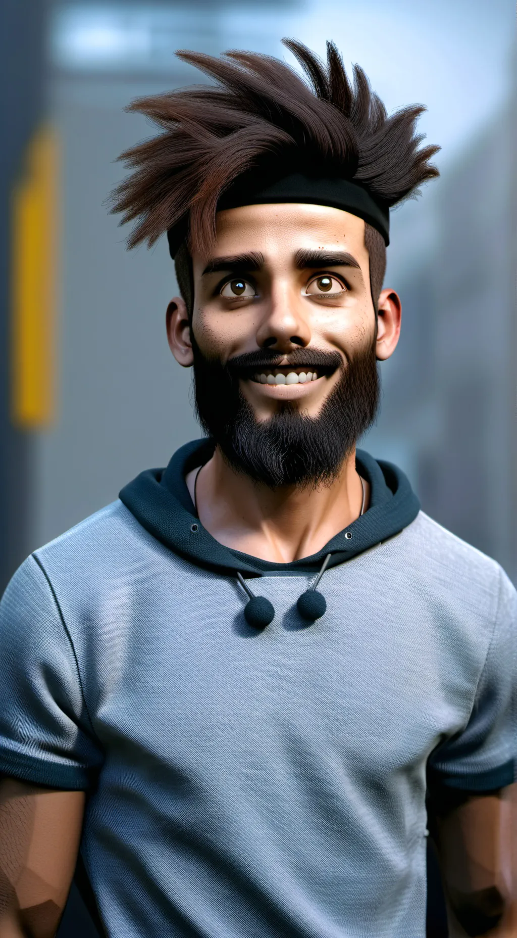 ai character: hello background