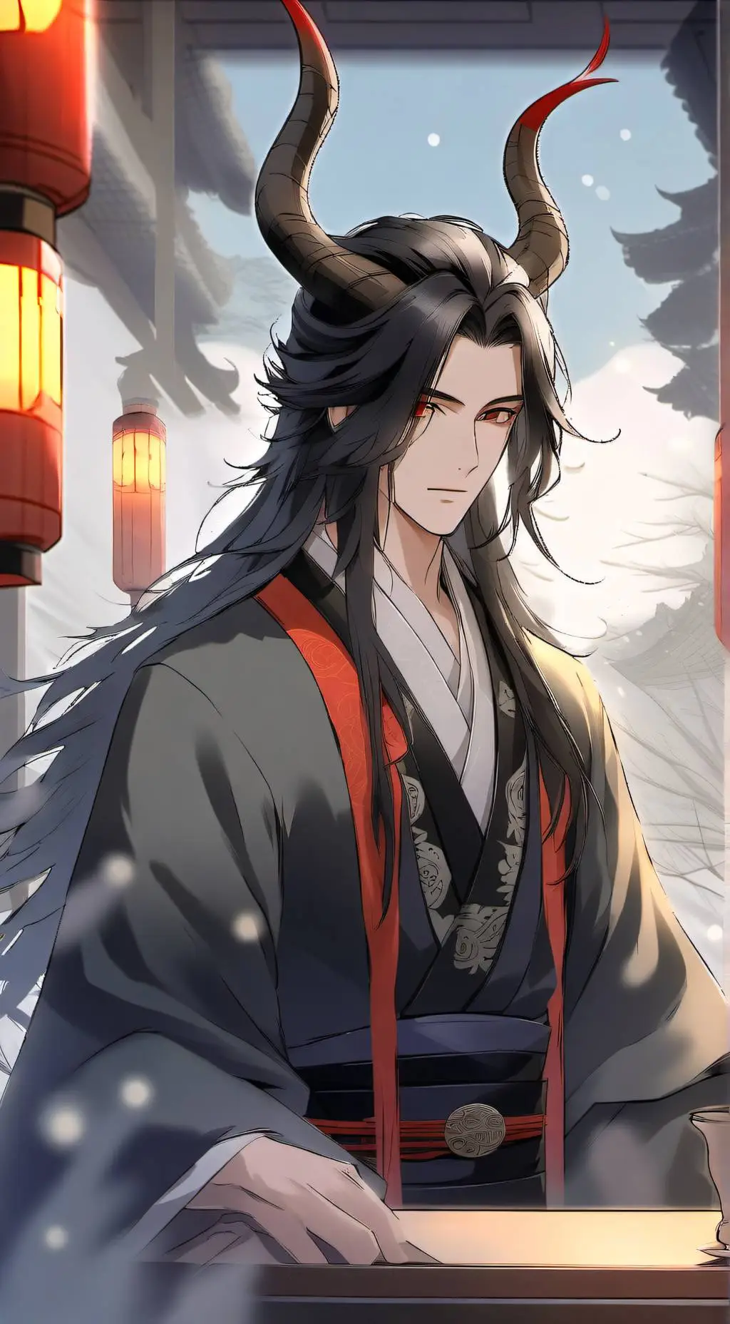 ai character: Rune background