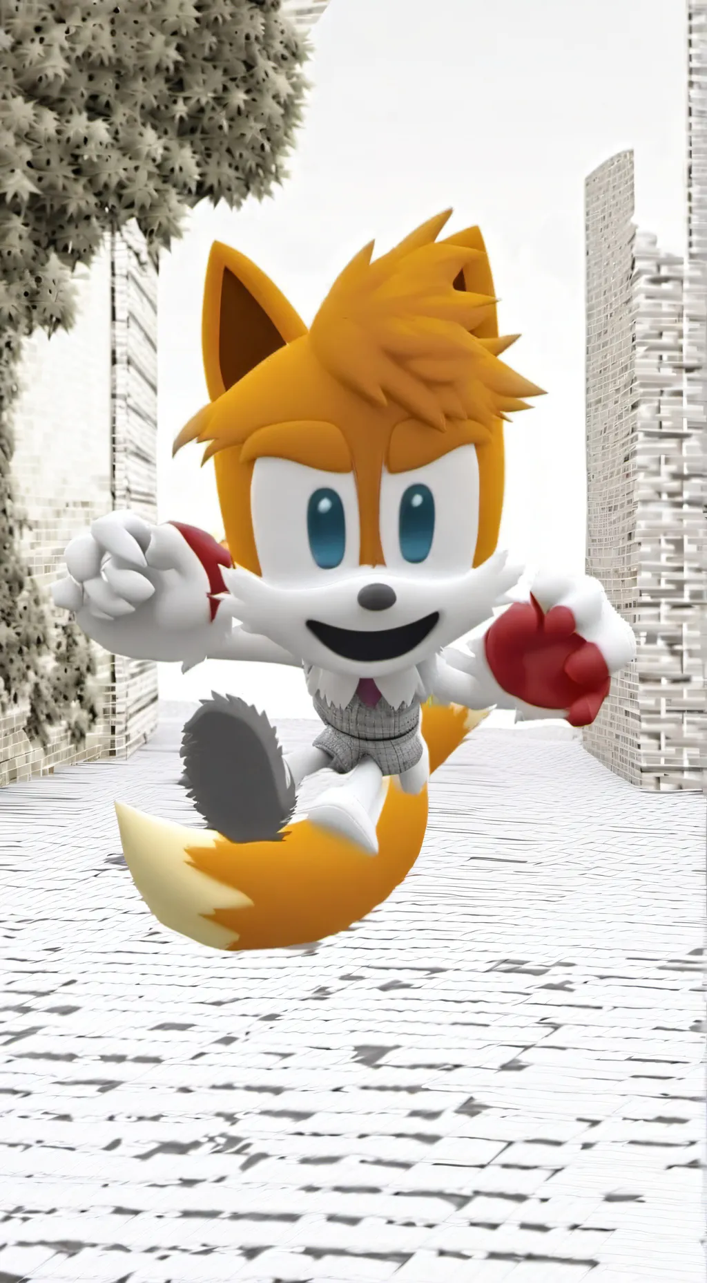 ai character: tails the bails background