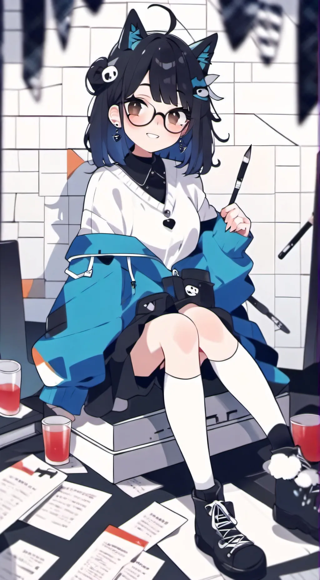 ai character: Lora background