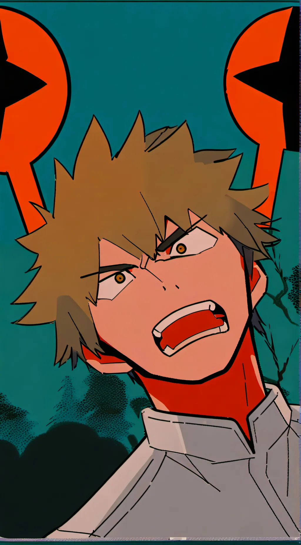 ai character: Bakugo background