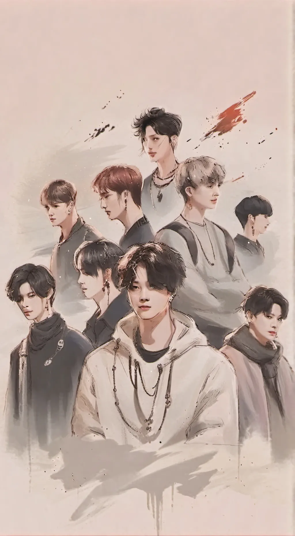 ai character: skz baby  background