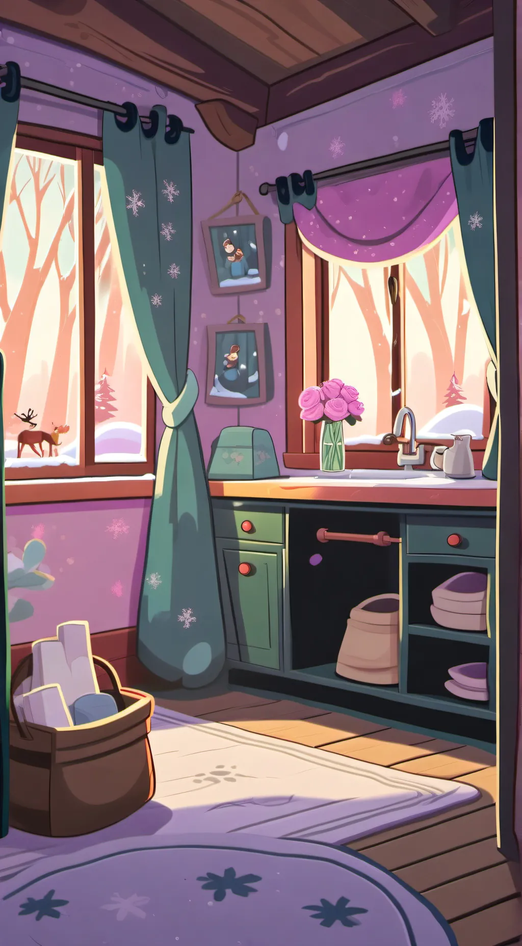 ai character: Room👑😌✋ background