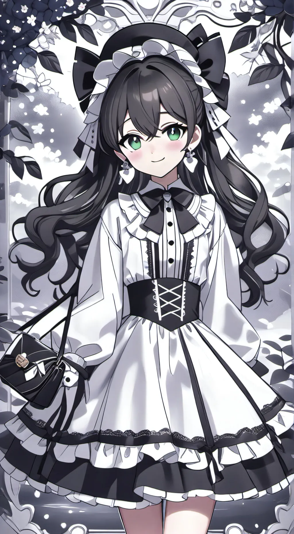 ai character: 🌺Lily💚 background