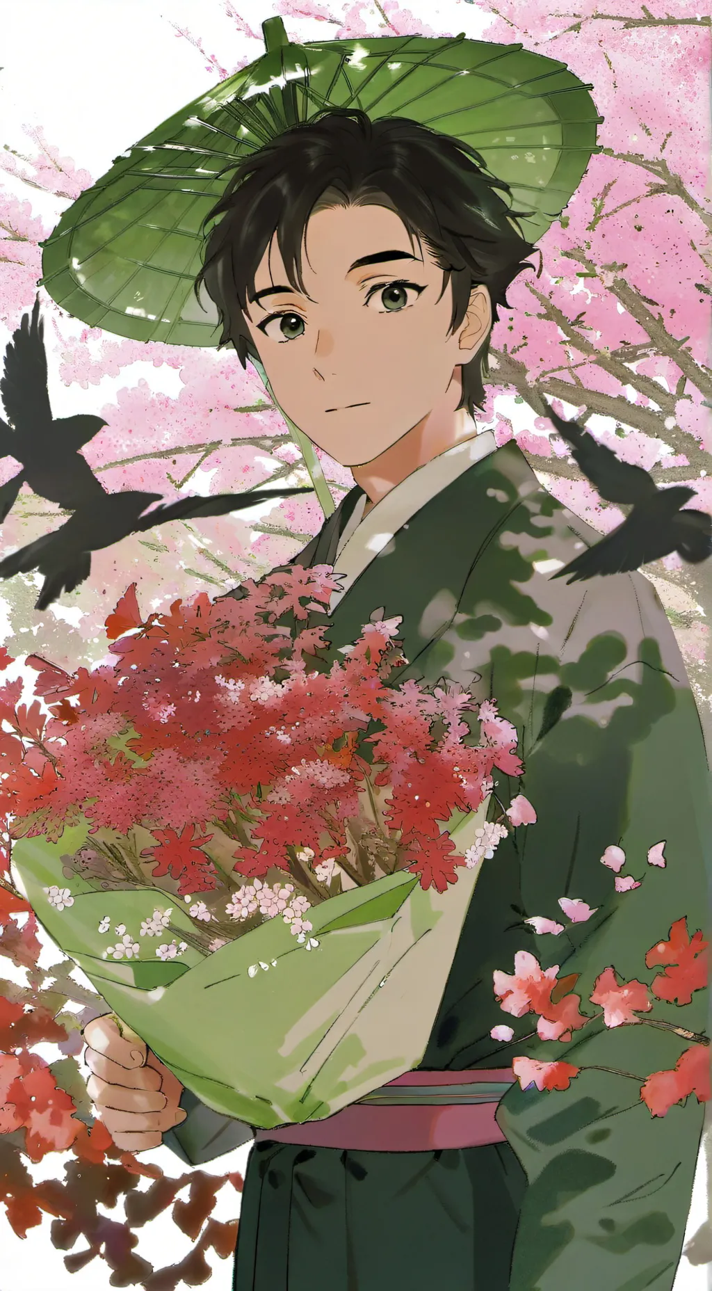 ai character: Suzume background