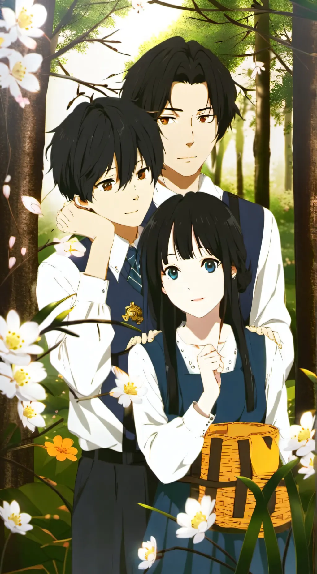 ai character: Demon slayer  background