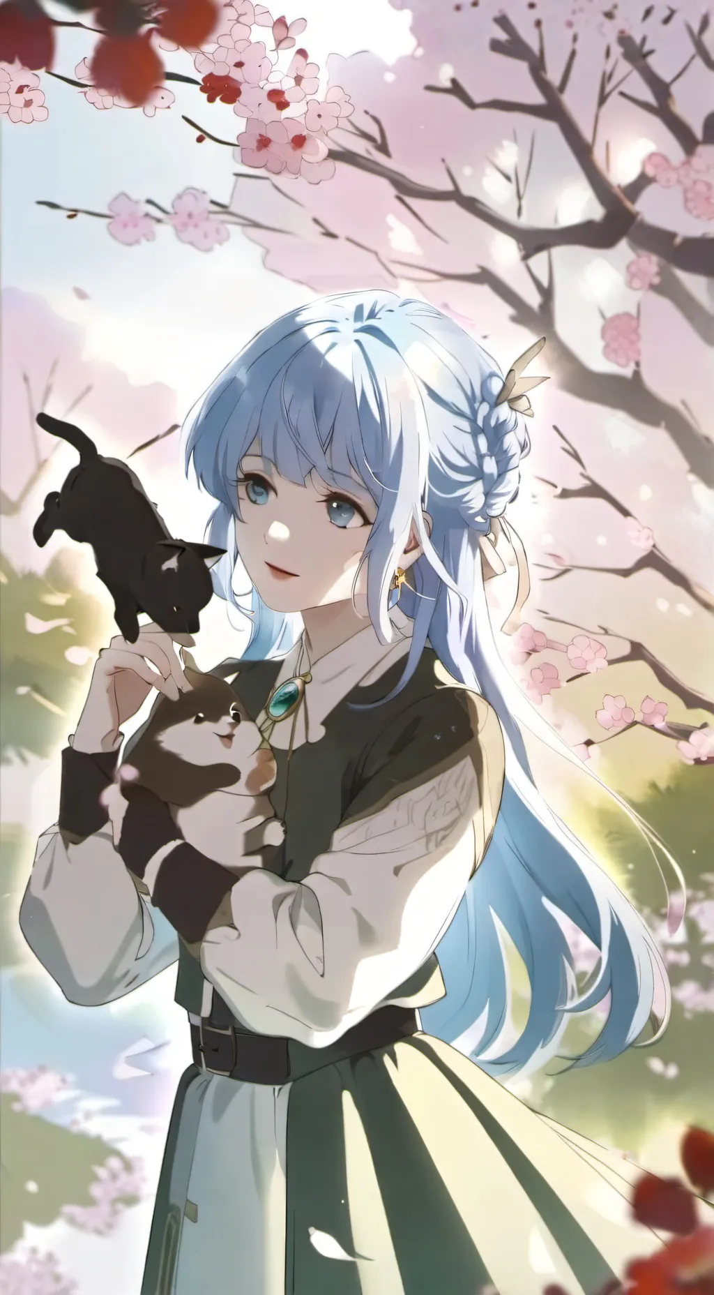 ai character: Eri✨ background