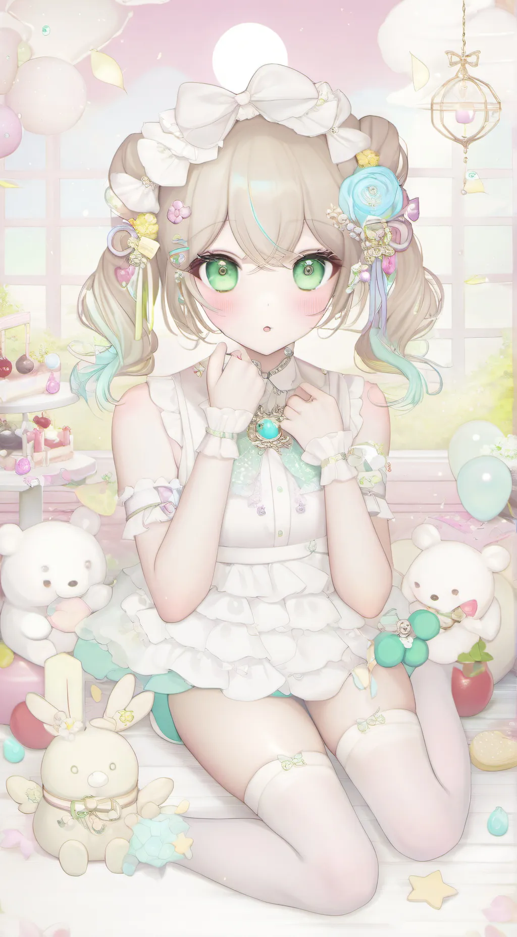 ai character: mili background